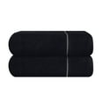 thumbnail image 1 of Juego de toallas de baño MyOwn Cotton, 2 unidades, 70 x 140 cm, color negro, 1 of 8