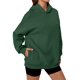 thumbnail image 1 of Sudaderas con Capucha de Gran Tamaño para Mujer, Sudaderas Cómodas, Conjuntos de Moda de Otoño, Blusas Casuales, Ropa de . Verde Oscuro M, 1 of 6