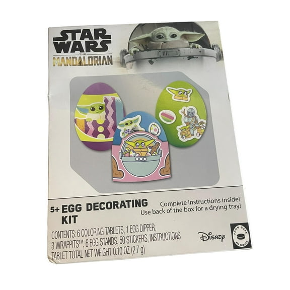 Disney Star Wars The Mandalorian Egg Decorating & Coloring Dye Kit