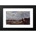 thumbnail image 2 of Antoine Guillemet 14x10 Black Modern Framed Museum Art Print Titled - The Quai De Bercy (1890), 2 of 5