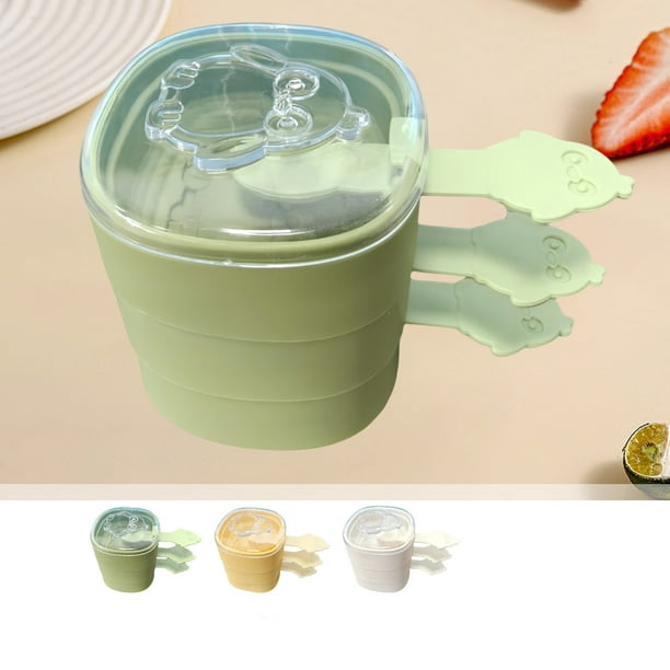 Moldes de plástico para hielo: moldes reutilizables de 3 paletas con diseño wave, de liberación fácil, sin BPA, 7,5x7,5x8,2 cm para helados caseros