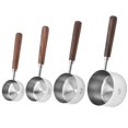 thumbnail image 5 of jiaroswwei Measuring Cups with Wood Handle, Coffee Bean Graduated Measuring Spoon for Cooking Baking, 5 of 8