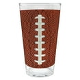 thumbnail image 2 of New Orleans Saints 16 ounce team pint glass with Gameball graphic, 2 of 4