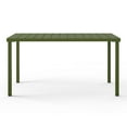 thumbnail image 3 of WestinTrends Playa 59" Iron Metal Outdoor Rectangular Patio Dining Table For 6, Olive Green, 3 of 16