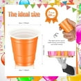 thumbnail image 2 of JJEAN-100 Pack 2 oz Plastic Shot Cups, Mini Disposable Shot Glasses 2 oz Party Cups for Easter Wedding Party, Beer Taste Serving, Snacks (Rose Red Pink and Orange), 2 of 4