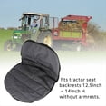 thumbnail image 5 of Universal Riding Lawn Mower Tractor Seat Cover Padded Comfort Pad Storage Pouch Medium,6 x Riding Lawn Mower Seat Cover,Black, 5 of 5