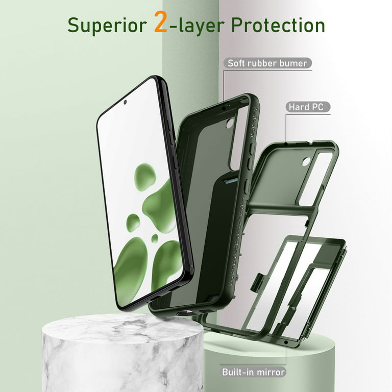 WeLoveCase for Samsung Galaxy S22 Ultra 5G Case, Cover 3 in 1 Full