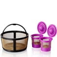 thumbnail image 2 of GoodCups Keurig K Duo Coffee Filter and 2 Reusable K Cups for K-Duo Essentials, K-Duo Brewers Only - Carafe Basket Coffee Filters and 2 Refillable Kcups for Keurig Duo, K-Duo Essentials Coffee Makers, 2 of 4