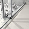 thumbnail image 5 of 76"H Frameless Sliding Door,Shower Door with Stainless Steel Pulleys&Adjustable Soft Closing Function,Clear Tempered Glass,Brushed Nickel, 5 of 7