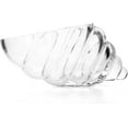 thumbnail image 4 of Hosley Clear Glass Shell Vase 8 Inches Long, 4 of 6