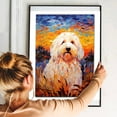thumbnail image 5 of Komondor Dog Art Print Poster, Wall art Painting Decor, Starry Night Van Gogh Art Home Decor Artwork For Bedroom Living Room Bathroom Decor, 5 of 5