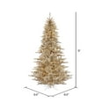 thumbnail image 4 of Vickerman 9' Champagne Fir Artificial Christmas Tree, Clear Dura-lit Incandescent Lights - Faux Champagne Christmas Tree - Seasonal Indoor Home Decor, 4 of 6