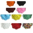 thumbnail image 1 of Bangcool Perles de Rocaille 10 Couleurs Fait Main Bricolage Couleur Unie Perles pour Fabrication de Bracelets Perles Poney, 1 of 10