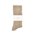 thumbnail image 2 of iMongol 100% Pure Merino Wool Women Ladies Men Bed Socks, Seamless Toes Sewed by Hand (Camel), 2 of 6