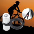 thumbnail image 3 of Durable Bicicletas Aceite Manguera Clip Marco Hebilla Línea Línea Línea Carcasa Tubo Durable Aluminio Freno Guía Manguera Manguera Alquiler Cable Hose Negro plata Macarena Tubo de aceite de bicicleta clip fijo, 3 of 8