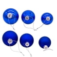 thumbnail image 3 of Kurt Adler 60-80MM Shiny and Matte Blue Balls, 20 Piece Set, 3 of 4