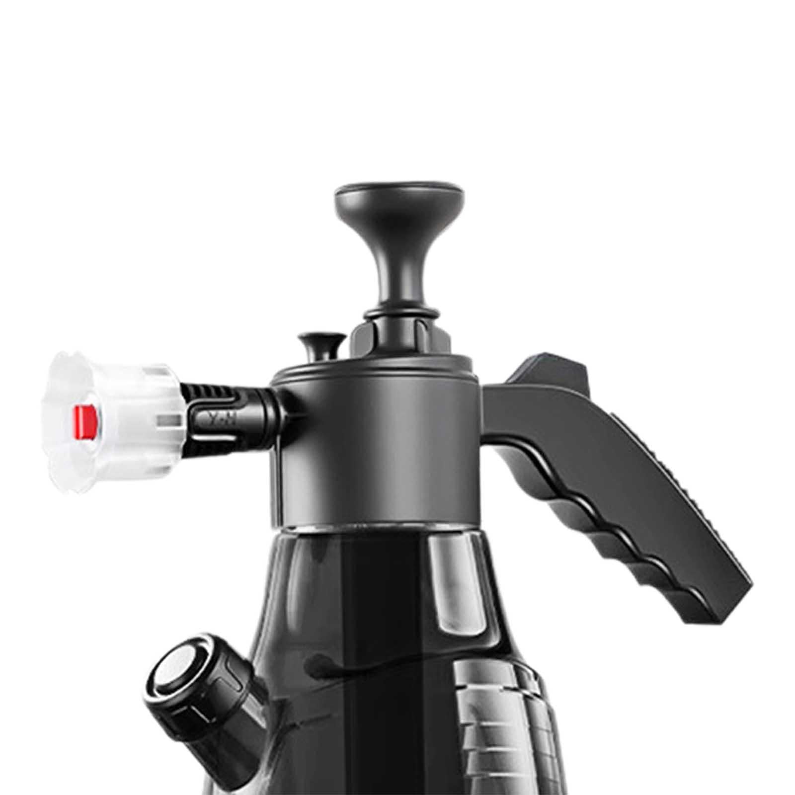 figatia Foam Sprayer,Hand Pressurized Soap Sprayer Pressure Sprayer with 2 Nozzles Water Sprayer for Lawn, Cleaning, Home, Car, Wash With White Cover