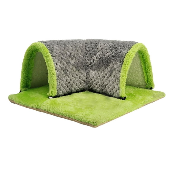 relayinert Maison pour Cochon d'Inde Accessoires pour Hamster Cachette Tubes Lit Chaud et Tunnel Cachette pour Petits Animaux Tunnel pour Hamster Gris