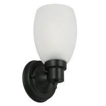 Design House Lydia Wall Light in Matte Black