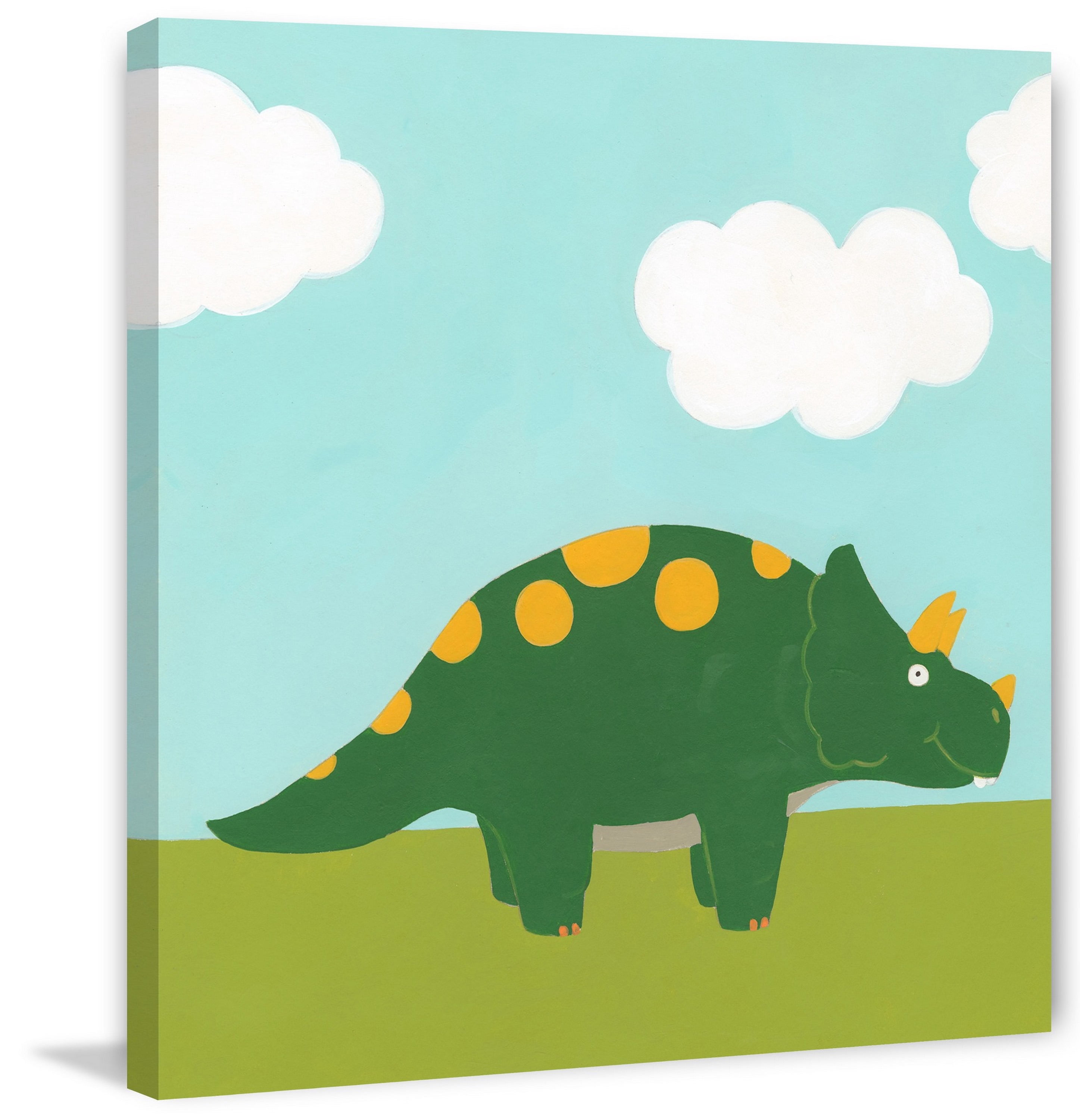 Marmont Hill Playtime Dino IV Canvas Wall Art