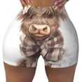 thumbnail image 2 of Fotbe C Shorts Sin Costuras – Shorts Deportivos de Cintura Alta para Mujer, Elásticos para Gimnasio, Yoga, Running o Ciclismo-Small, 2 of 8