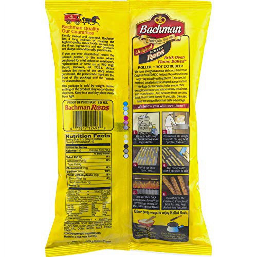Bachman Pretzel Rods, 10.0-Oz Bags Pack of 18
