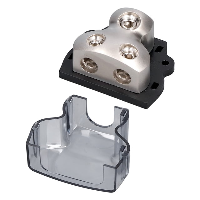 Divisor De Amplificador De Coche, Fuerte Bloque De Distribución De Energía Antiimpacto De 2 Vías Resistente A Altas Temperaturas Para Automóvil Para RV Para ATV