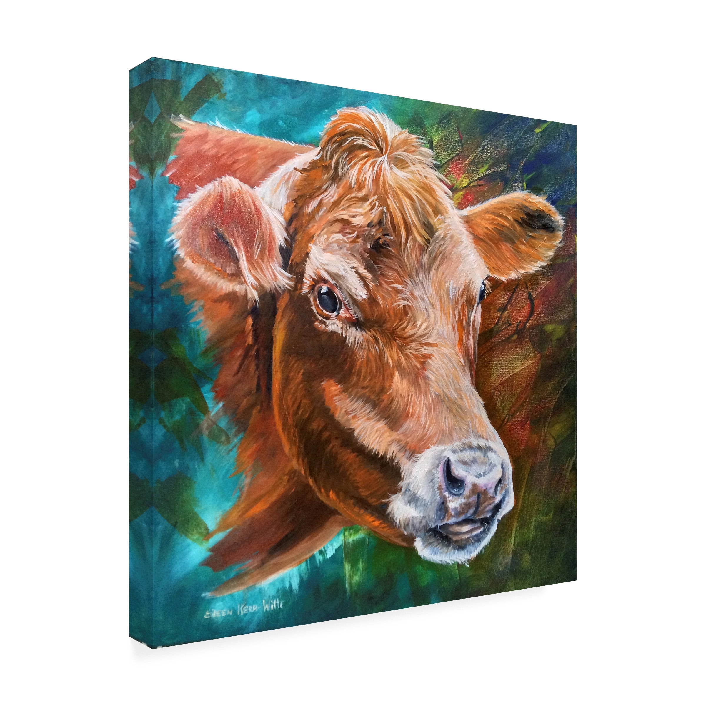 Eileen Herb-Witte 'Cow' Canvas Art