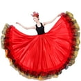 thumbnail image 2 of Modern Spain Flamenco Skirt Women'S Folk Belly Skirts For Dancing Spanish Gypsy Skirt Stage Dance, 2 of 9