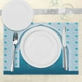 thumbnail image 3 of Ambesonne Moroccan Place Mats Set of 4, Signs at Night, Standard Size, Navy Blue, 3 of 6