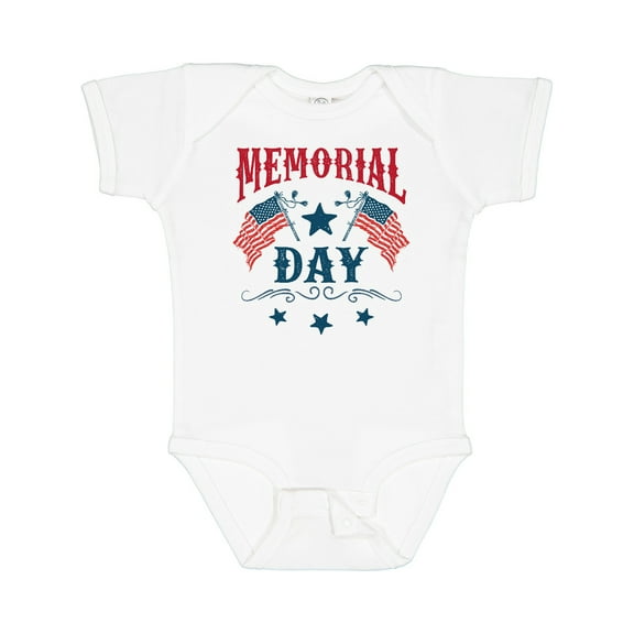 Inktastic Memorial Day Holiday Patriotic Boys or Girls Baby Bodysuit