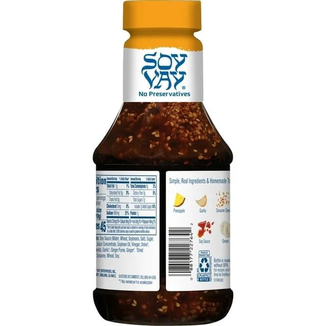 Island Teriyaki Marinade and Sauce Teriyaki Sauce (20 fl oz x 2 Packs)
