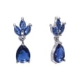 thumbnail image 2 of Aretes De Zirconia Con Diseño De Flor Y Gota Arette Accesorios Temporada, 2 of 4