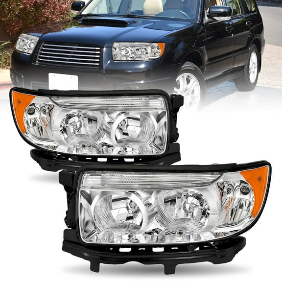 For 2006 2007 2008 Subaru Forester FACTORY Headlights Assembly Left Right 06-08