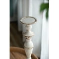 thumbnail image 6 of A&B Home Distressed White Candleholder 5.3" x 5.3" x 16", 6 of 9