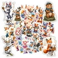 thumbnail image 3 of 35pcs-50pcs Cute Stickers Animal Stickers Music Instrument Stickers Funny Kids Stickers for Luggage Laptop Suitcase, 3 of 9