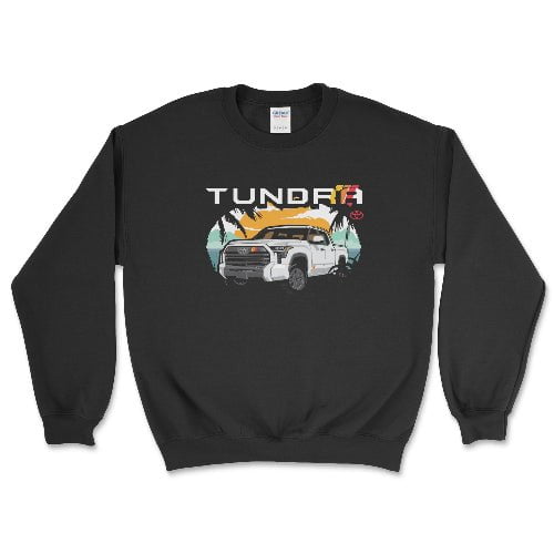 Toyota Tundra Pick-Up Truck Beach Crewneck Sweatshirt