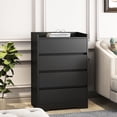 thumbnail image 2 of 4-Drawer Cabinet for Living / Book and Device Storage / Easy Assembly, 2 of 6