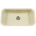 thumbnail image 1 of Houzer PCG-3600 BQ Porcela Series Porcelain Enamel Steel Undermount Large Single Bowl Kitchen Sink, Biscuit, 1 of 1