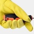 thumbnail image 2 of M/L/XL Cowhide Gardening Flower Pruning Long Sleeved Protective Gloves, 2 of 8