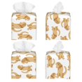 thumbnail image 2 of Balery Labrador Retriever Dog Porta Pañuelos de Cuero con Estampado – Funda Moderna Cuadrada para Caja de Pañuelos, Dispensador 5x5x5'', 2 of 7