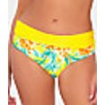 thumbnail image 5 of Printed Capri Fold-Over High-Waist Bikini Bottom Swimsuit, 5 of 6