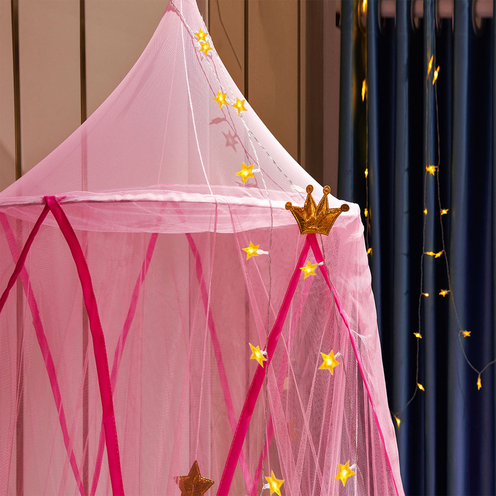 OldPAPA Bed Canopy Mosquito Net,Girls Boys Dome Princess Hanging
