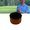 Orange, variant on Luna's Portable Magnetic Golf Ball Washer with Microfiber Lining, Black