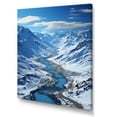 thumbnail image 2 of Designart "Glacial Flow Alaska II" Landscapes Canvas Print, 2 of 5
