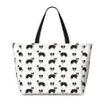 thumbnail image 2 of Fotbe Border Collie Dog Bolsa de Viaje para Playa - Resistente al Agua, Bolsa Tote de Gran Capacidad y Ligera con 7 Bolsillos para Mujeres y Hombres, 2 of 7