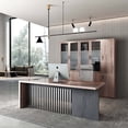 thumbnail image 5 of 70.87" Executive Office Desk with 1.97IN Thick Desktop Stainless Steels Sturdy Frame, 5 of 8