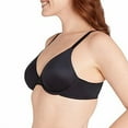 thumbnail image 2 of Women's Bali DF3468 Comfort Revolution Soft Touch Perfect Wire Bra (Black/Almond 36DD), 2 of 5