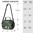 thumbnail image 4 of FORMRS Student Insulated Lunch Bag with Shoulder Strap Reusable Cooler Box for School, Cute Ghosts Playing, 4 of 9