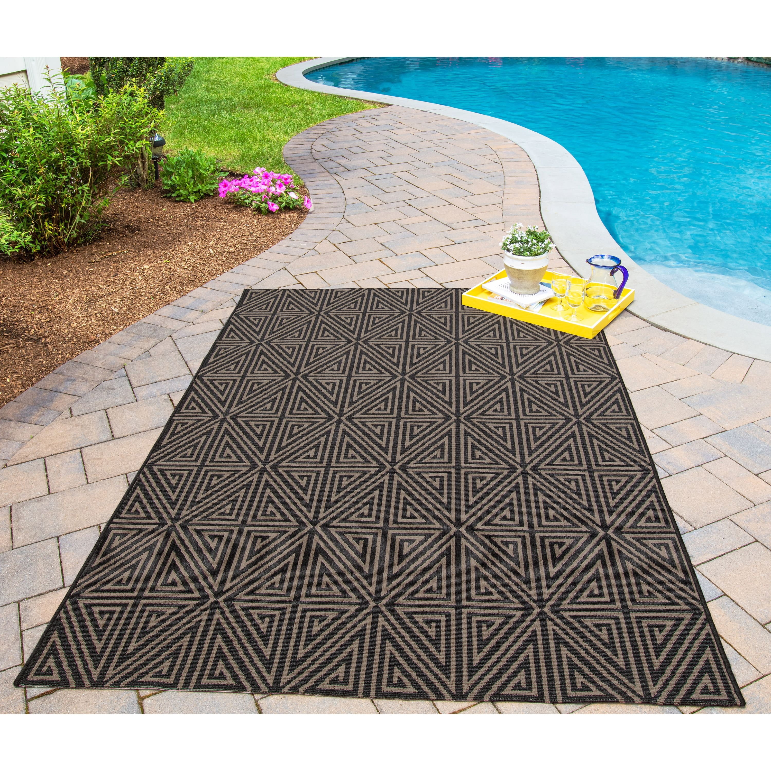 Momeni Rugs , Baja Collection Contemporary Indoor & Outdoor Area